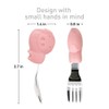 MARCUS & MARCUS MMPG-PG Palm Glass, Spoon & Fork, Lid