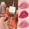 3Pcs Jelly Hydrating Lip Oil, Fruity Flavors Plumping Lip Oil