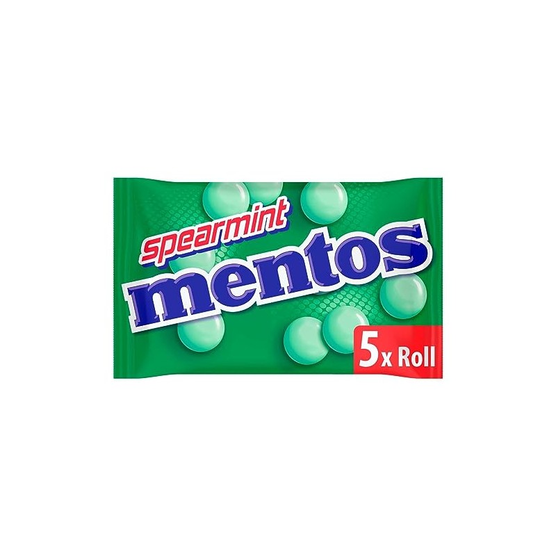 MENTOS SPEARMINT ROLLS 5X38G