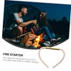 KOMBIUDA 2pcs Outdoor Wick Rope Fire Starter for Camping Hiking
