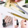 aotekar Nail pen,Nail Art Graffiti Pen,Waterproof Drawing Painting Liner Brush,