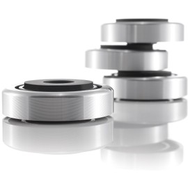 Hifi Lab Aluminium Feet 40 x 12 Device Feet Aluminium Audio Absorber Silver Feet Elegant 4X