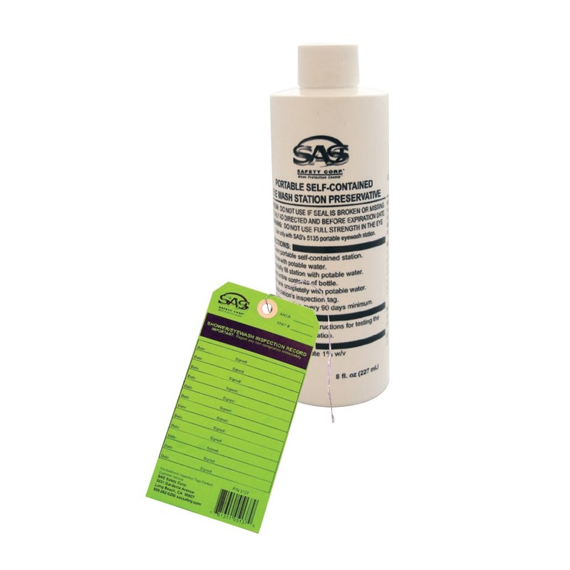 SAS Safety 5134-00 Emergency Eyewash Station 9 gallon