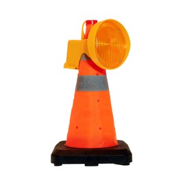LED-MARTIN® Traffic Cone Warning Light - for Traffic Cones - Accident Protection - Barrier - Diversion - Road Safety
