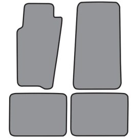 ACC Fits 1996-1998 Jeep Grand Cherokee Floor Mats 4pc Black with JEEP Logo Fronts