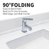 3 Rolls 10.5 Feet Caulk Tape Toilet Caulking Strip Self
