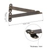 sourcing map Folding Support Hinge Furniture Decorative Box Lid Hinges