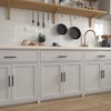 LONTAN 10 Pack Black Cabinet Handles 128mm Black Cupboard Handles