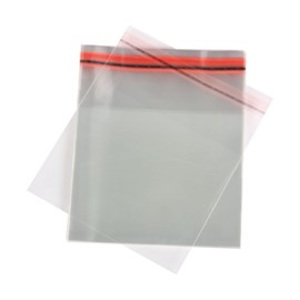 Protective Cases for Double CD Jewel Case and 4-Way CD Box 169 x 138 mm + 64 mm Flap 40 µm Film Highly Transparent Pack of 50