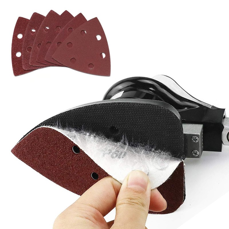 60 Pcs Mouse Sanding Pads, Multi Tool Sanding Pads for