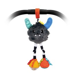 Sassy Confetti Yeti Chime Toy | Hanging Developmental Attachable Toy | Ages 0+ Months and Up