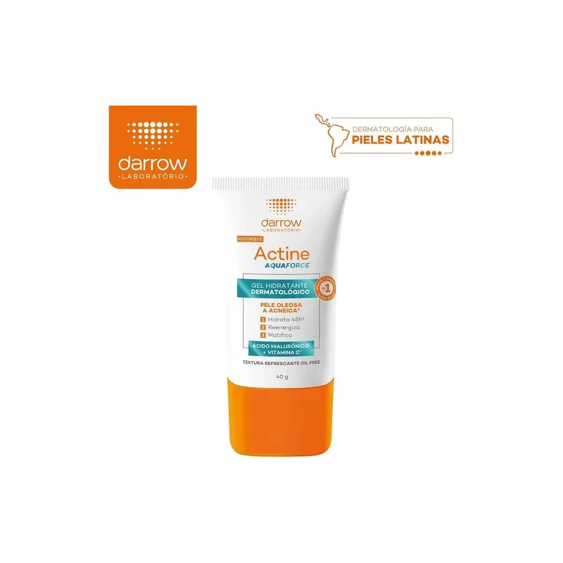 Gel Hidratante Darrow Actine Aquaforce para Piel Grasa y Mixta,