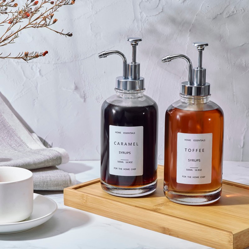 Coffee Bar Accessory - Syrup Dispenser for Coffee Bar &