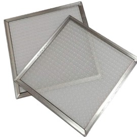 Fantech 405116 Washable Alu Mesh MERV 3 HRV/ERV Filter kit - Size 8 x 8‐1/4 x 1/8 Inches - Set of 2
