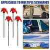 Tent Stakes, Camping Lawn Stakes, Screw Thread Canopy Stakes, 7.9