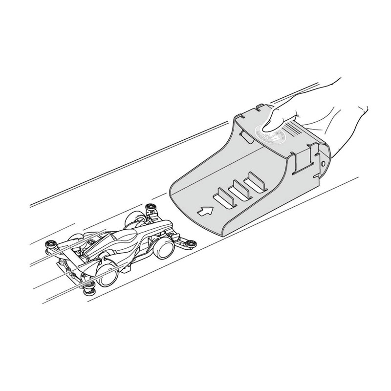 Tamiya 95605 Mini 4WD Catcher, Clear Green