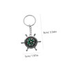 BESPORTBLE Pocket Compass Keychain Survival Compass for Hiking Camping and