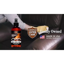European Leather Care Waterproofing Shoe Spray - All Natural Made in USA - European Leather Care - 4 oz