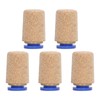 5Pcs Pneumatic Exhaust Muffler Pipe Connection Noise Filter Brass Silencer