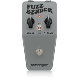 Bellinger Behringer Vintage Style Fuzz Pedal, Reproduction of Legendary Fuzz Pedal, Equipped with 2 Modes, Compact Metal Housing FUZZ BENDER
