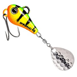 SpinMad 4 g lead head spinner - jig spinner, colour favourite bait: firetiger