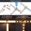 YUTOKEER 10mm Solder-Free LED Strip Connector - Supports L-Shape &