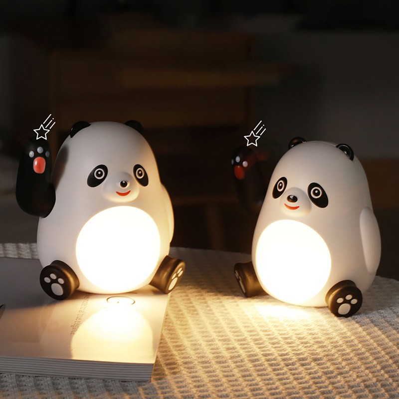 Panda Night Light Energy Saving Simple Cute LED Bedside Night