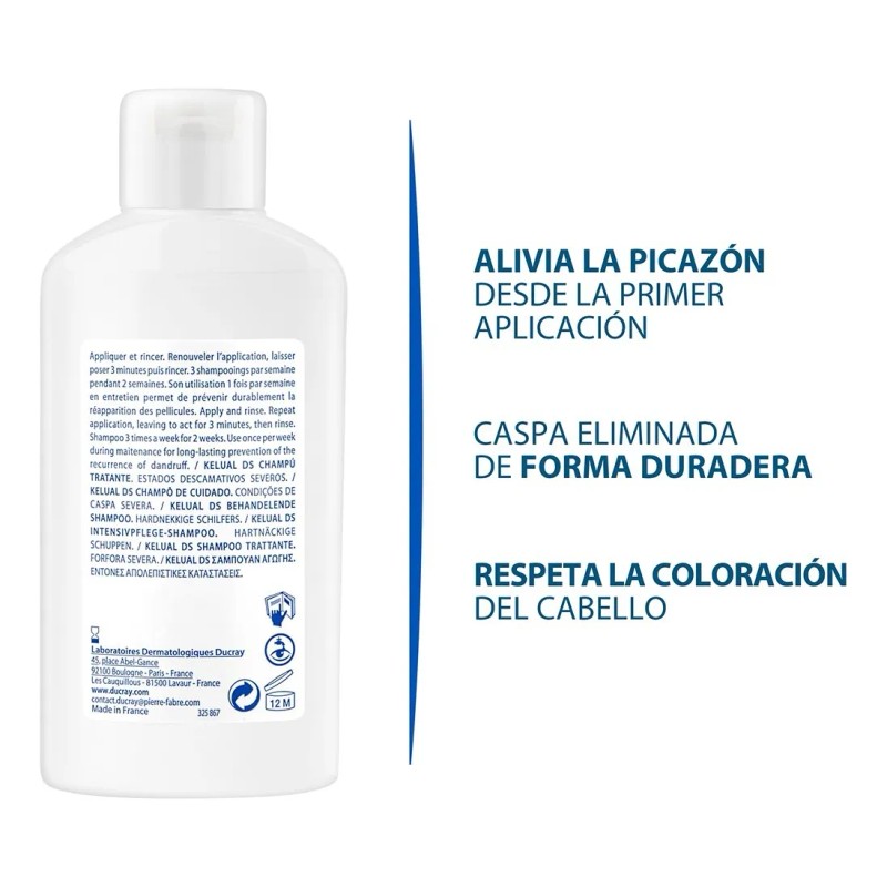 Ducray Kelual Ds Shampoo Cuidado Caspa 100ml