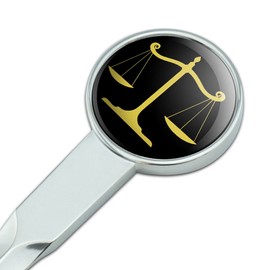 Graphics and More Balanced Scales of Justice Symbol Legal Lawyer Gold Classic Metal Envelope Letter Opener