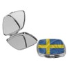 Island Gifting - Sweden Flag - Square Compact Mirror -