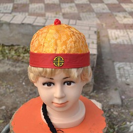Yomeno Ancient Chinese Royal Emperor Hat for Kids or Men Role Play Decorative Cosplay (Aldult)