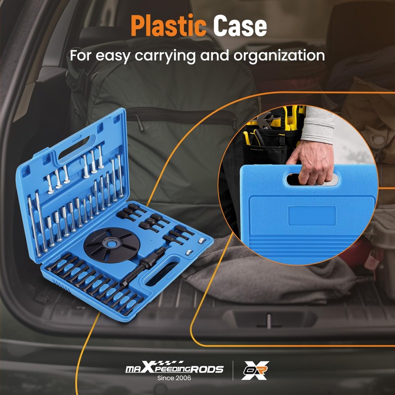 maXpeedingrods Harmonic Balancer Puller Kit, Harmonic Balancer Removal Install Tool