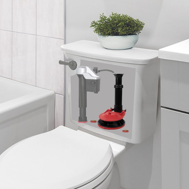 Korky Adjustable Large 3-Inch Toilet Flush Valve and Tank to