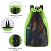WANDF Swim Bag Mesh Drawstring Backpack Beach Backpack for Swimming,