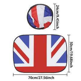 TOMALL Car Sunroof Shade Cover Compatible with Mini Cooper R56/F56/R60/R55/F55/F54 Car Accessories Foldable Anti-UV Ray Sun Shade Interior Sun Protector Trim for Countryman Clubman Accessories (Red)