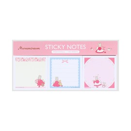 Sunstar Stationery S2844940 Sanrio Character Sticky Notes Illustration Retro Sanrio Characters Maroon Cream