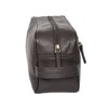 Real Leather Wash Bag for Mens Shaving Dopp Kit Toiletries