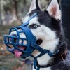 BARKLESS Dog Muzzle, Soft Basket Silicone Muzzle for Dogs to