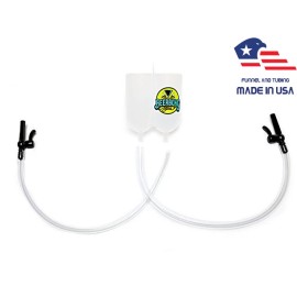 Beer Bong Double Beer Bong Extreme | Clear Funnel | Two Funnels in One | 3' Tubings