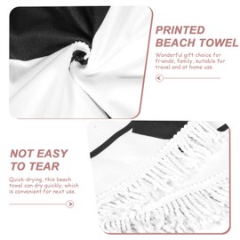 Gatuida Towel Storage Round Beach Towel Decorative Beach Towel Soccer Beach Towels Kids Beach Towel Swimming Towel Extra Large Workout Towel Sand Beach Travel Printing Beach Blanket Fiber