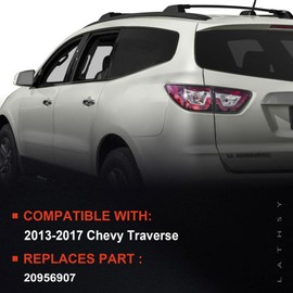Lathsy Tail Light Compatible With 2013-2017 Chevy Traverse Rear Light Taillights Replace 20956907(Inner, Left Driver Side)