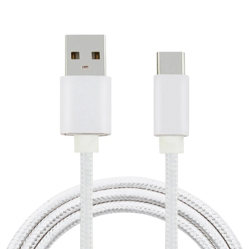 For Alcatel B2G1 Free USB-C 6FT Braided Cable for Alcatel