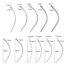 6ixGosh 14G 16G 18G 20G Piercing Taper Ball Grabber Tool for Changing Jewelry Piercing Threadless Insertion Pin Screw On Assistant Tool for Earring Nose Studs Changing Stretching Kit, 2