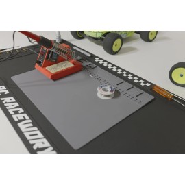 RC Raceworx TrackPack - RC Raceworx Worx Pit Mat in Pink & Black + MAX Guard Soldering Mat