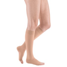 medi mediven comfort CCL2 AD Compression Stockings Short without Toe VII Caramel