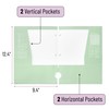 Mr. Pen- Pocket Folders, 4 Pocket, 4 Pack, Pastel Colors,