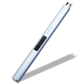 ARECTECH Encendedor eléctrico de vela recargable tipo C USB encendedor de plasma arco encendedores para velas, camping, cocina, color azul