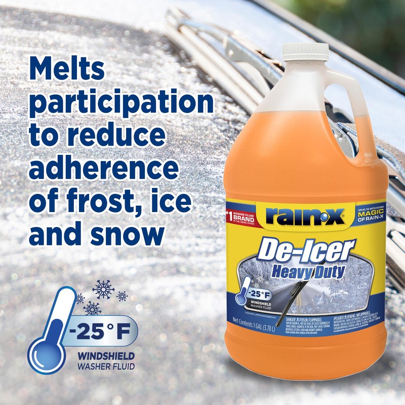 Rain-X -25°F Heavy Duty De-Icer Windshield Washer Fluid - 1