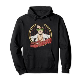 Agent Elvis Rolled Out of Bed Pullover Hoodie
