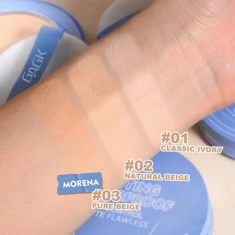 Polvo Prensado Gagk Matte Perfection, Polvo Facial Impermeab